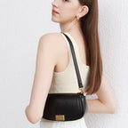 Premium Leather Fashion Messenger Bag – Elegant Niche Design for Everyday Style