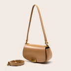 Premium Leather Fashion Messenger Bag – Elegant Niche Design for Everyday Style