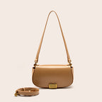 Premium Leather Fashion Messenger Bag – Elegant Niche Design for Everyday Style